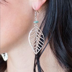 Silver and turquoise earrings